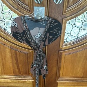 BCBG MAXAZRIA wrap top